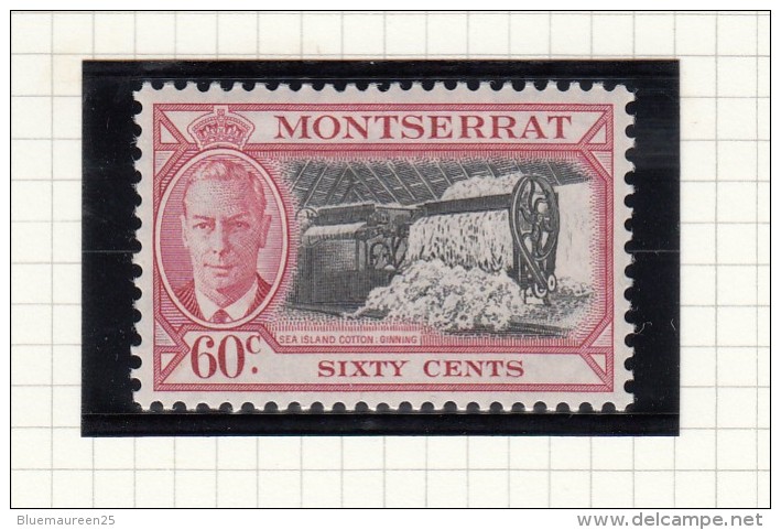 King George VI - 1951 - Montserrat