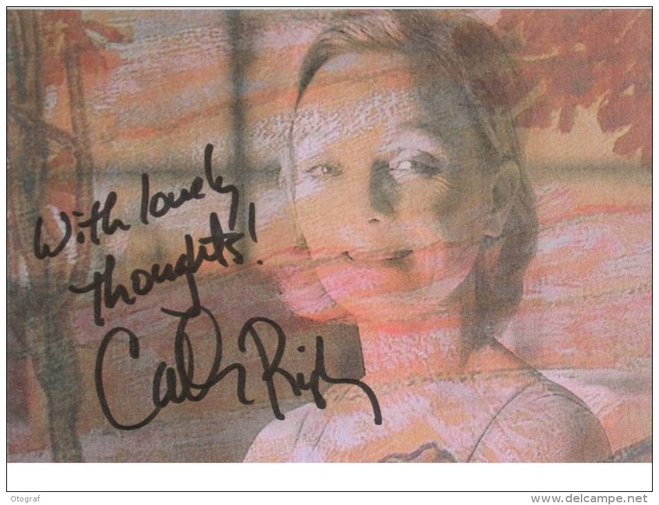 Gymnastique - Cathy RIGBY - Dédicace - Hand Signed - Autographe Authentique  - - Gymnastics