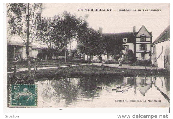 LE MERLERAULT CHATEAU DE LA TEROUDIERE 1911 - Le Merlerault