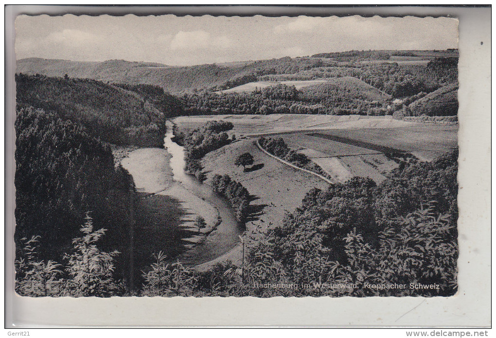 5238 HACHENBURG - KROPPACH, Kroppacher Schweiz, 1962 - Hachenburg