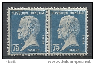 FRANCE -  N°YT 177 NEUF** EN PAIRE  - 1923-1926 - COTE YT 2014: 15.30€ - Nuovi