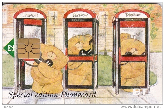 UK, BCC-069, Forever Friends - "Let´s Keep In Touch", Teddybear, 2 Scans. - BT General
