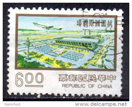 TAIWAN 1977 Major Construction Projects - $6 - Taoyuan International Airport   FU - Used Stamps
