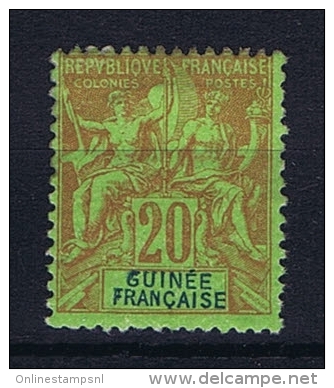 Guinee Francaise : Yvert Nr 7 MH/*, Signed/ Signé/signiert/ Approvato - Ongebruikt