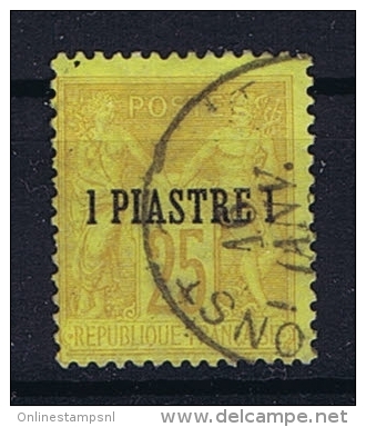 France Levant : Yv 21 Used  Obl - Used Stamps