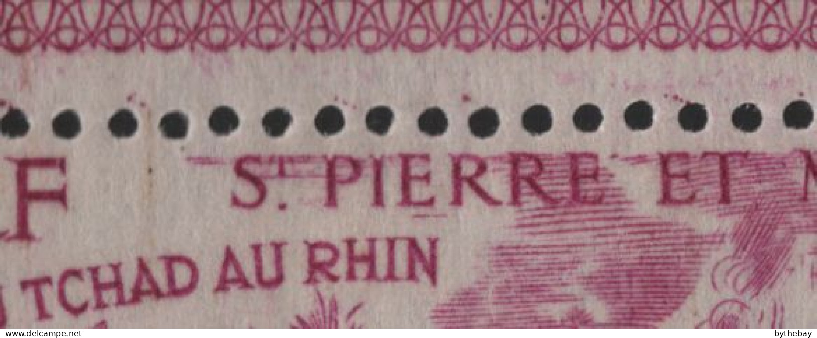 St Pierre Et Miquelon 1946 MH Sc C10 Block Of 10 10fr Chad To Rhine Issue Varieties - Blocs-feuillets