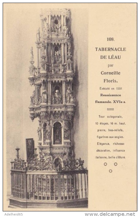 CPU 26/ Zoutleeuw Water Tabernakel Corneille Floris Serie Pochettes D'art Par P. Montfort Woluwé - Zoutleeuw