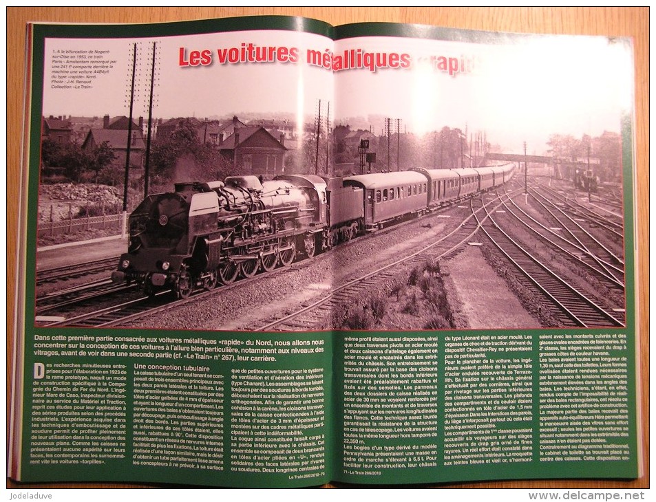 LE TRAIN N° 266 Revue BB 66000 Voitures Métalliques Du Nord (1) Velaro Autorail Chemins De Fer Modélisme SNCF - Railway & Tramway