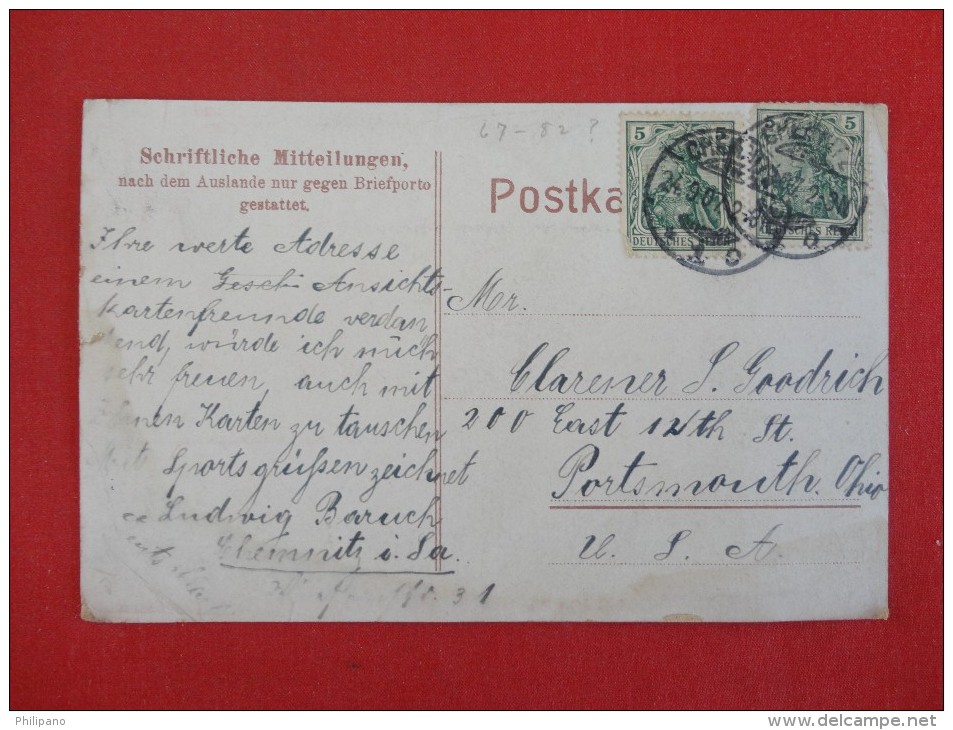 Germany > Saxony > Chemnitz  Has Stamp & Cancel Ref 1282 - Chemnitz