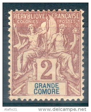 #6 - GRANDE COMORE -  N° 2 - NEUF - Unused Stamps
