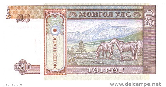 MONGOLIE  50  Tugrik    Non Daté (1993)    Pick 56     ***** BILLET  NEUF ***** - Mongolia