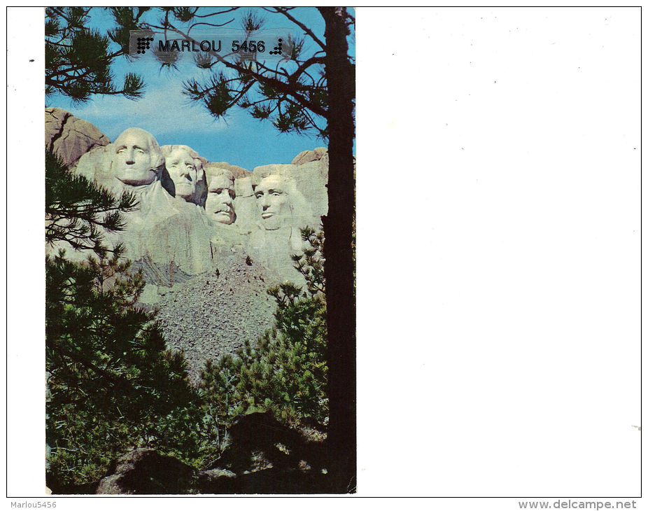 B - 28 - MT. Rushmore National Mémorial Black Hills, South Dakota - Mount Rushmore
