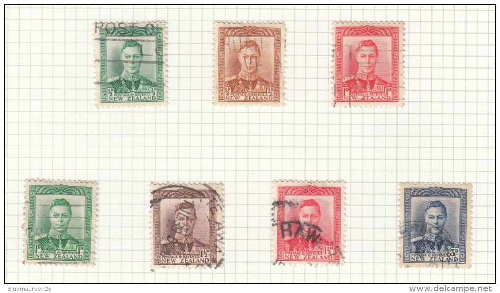 King George VI - 1938 - Unused Stamps