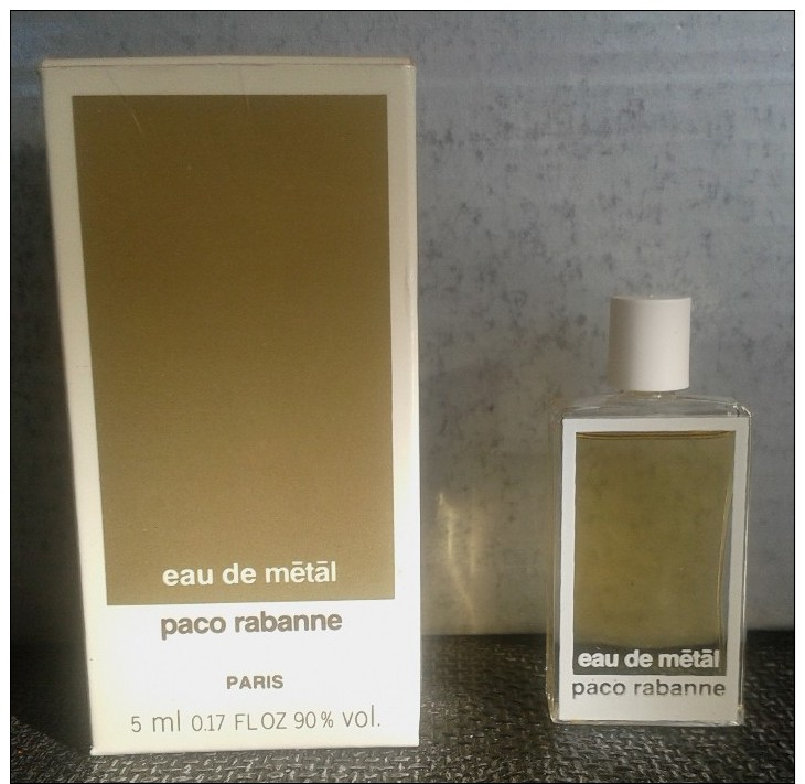 MINIATURE PARFUM PACO RABANNE Eau De Métal - Miniatures Men's Fragrances (in Box)
