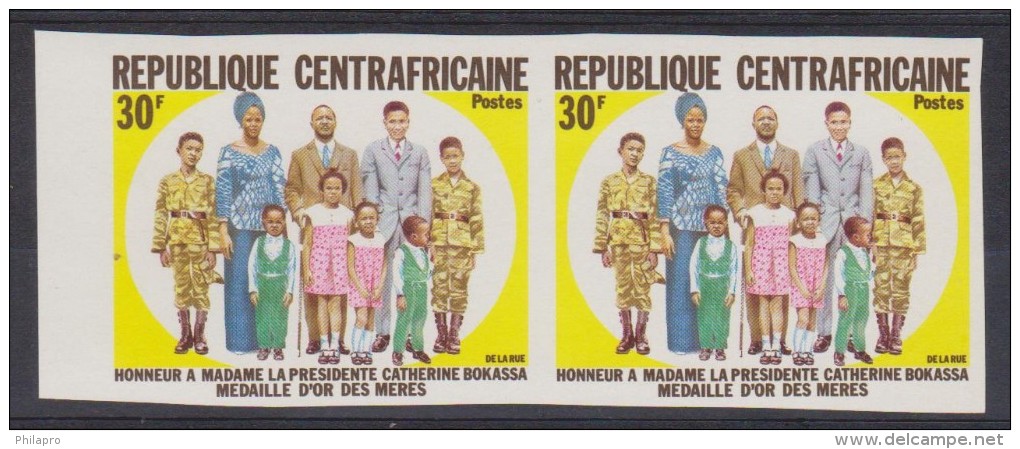CENTRAFRICAINE  NON DENT/IMPERF FETE DES MERES  YVERT N° 168  **MNH  Réf  6178 - Día De La Madre
