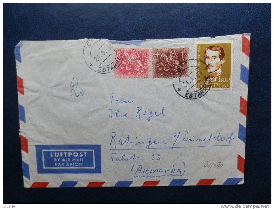 41/070        LETTRE TO GERMANY  1958 - Storia Postale