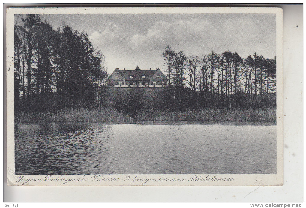 0-1951 ZECHLINERHÜTTE, DJH Jugendherberge Des Kreises Ostprignitz, 1935 - Zechlinerhütte