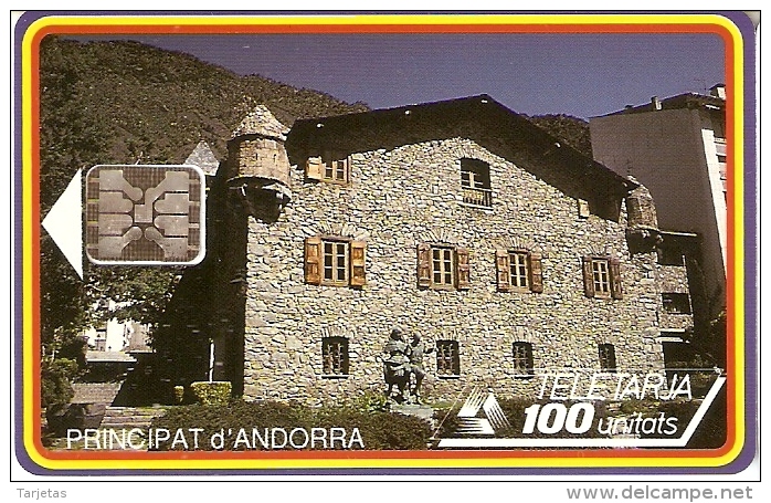 AND-016/1 TARJETA DE ANDORRA  CASA DE LA VALL - Andorre