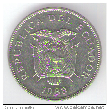 ECUADOR 50 SUCRES 1988 - Equateur
