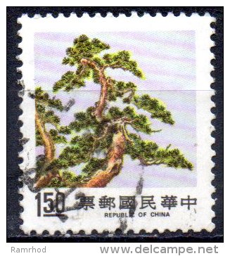 TAIWAN 1988 Pine, Bamboo And Plum -  $1.50  Pine Tree  FU - Usados