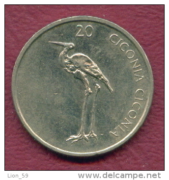 F2777 / - 20 Tolarjev - 2003 -  Slovenia Slowenien Slovenie - Coins Munzen Monnaies Monete - Slovénie