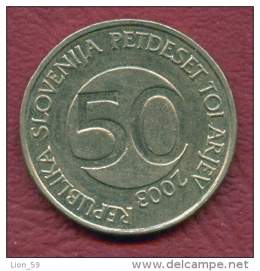 F2779 / - 50 Tolarjev - 2003 -  Slovenia Slowenien Slovenie - Coins Munzen Monnaies Monete - Slovenia