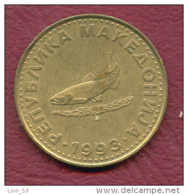 F2785 / - 2 Denari - 1993 -  Macedonia Macedoine Mazedonien - Coins Munzen Monnaies Monete - North Macedonia