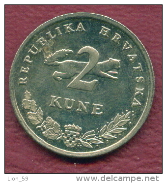 F2855 / - 2 Kune -  2007 - Croatia Croatie Kroatien  - Coins Munzen Monnaies Monete - Croatie