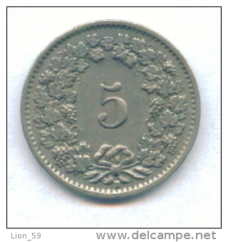 F2862 / - 5 Rappen -  1953 - Switzerland Suisse Schweiz Zwitserland - Coins Munzen Monnaies Monete - Swaziland
