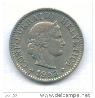 F2862 / - 5 Rappen -  1953 - Switzerland Suisse Schweiz Zwitserland - Coins Munzen Monnaies Monete - Swasiland