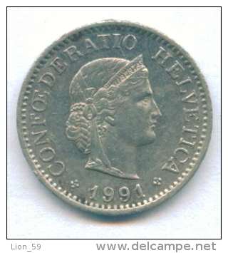 F2870 / - 10 Rappen -  1991 - Switzerland Suisse Schweiz Zwitserland - Coins Munzen Monnaies Monete - Swaziland