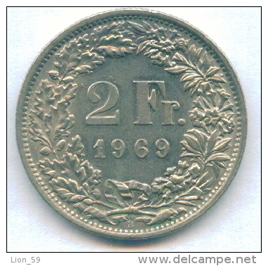 F2877 / - 2 Francs -  1969 - Switzerland Suisse Schweiz Zwitserland - Coins Munzen Monnaies Monete - Swaziland