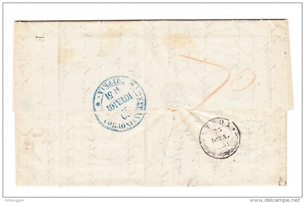 1851 Vorphila - Vollständiger Brief Von Athen Nach Konstantinopel - ...-1861 Prephilately