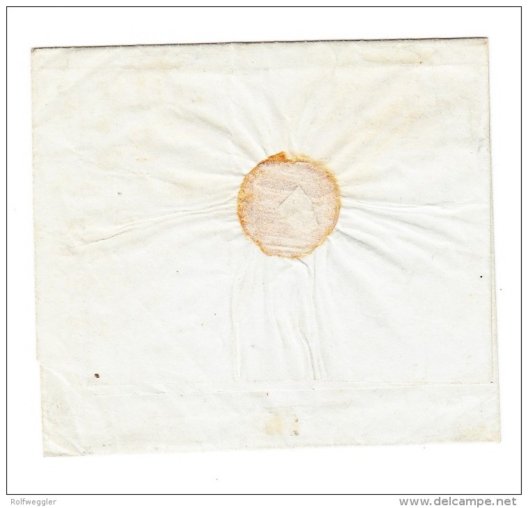 1845 R-Brief Von Bursa Nach Constantinopel Mit Arab Negativ Stempel "Im Name Der Post Von Bursa" - ...-1858 Prefilatelia
