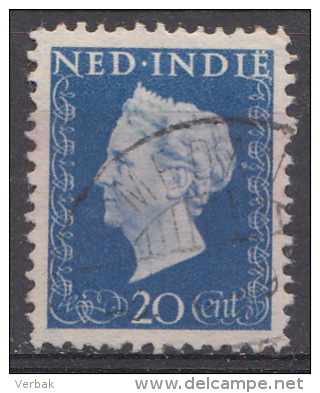 Indes Néerlandaises Nvph.nr.:338 Koningin Wilhelmina 1948 Oblitérés /Used / Gestempeld - Nederlands-Indië