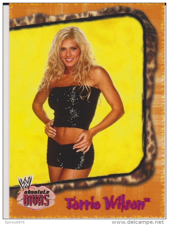 WWE 2002 Fleer Card TORRIE WILSON Absolute Wrestling Divas - Trading Cards