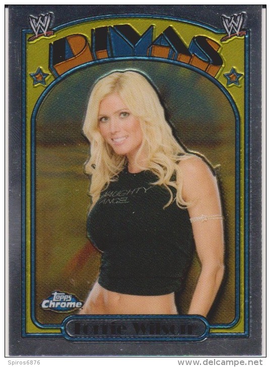 WWE DIVAS 2007 Topps Chrome Card TORRIE WILSON Wrestling Heritage Diva - Trading Cards