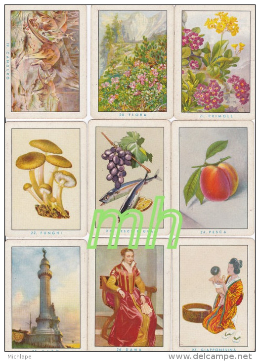 TAROT, DIVINATOIRE  ,VOYANCE, CARTOMANCIE , JEU DE 40 CARTES  ANCIENNES 9 CmX 6,5   BON ETAT - Tarots