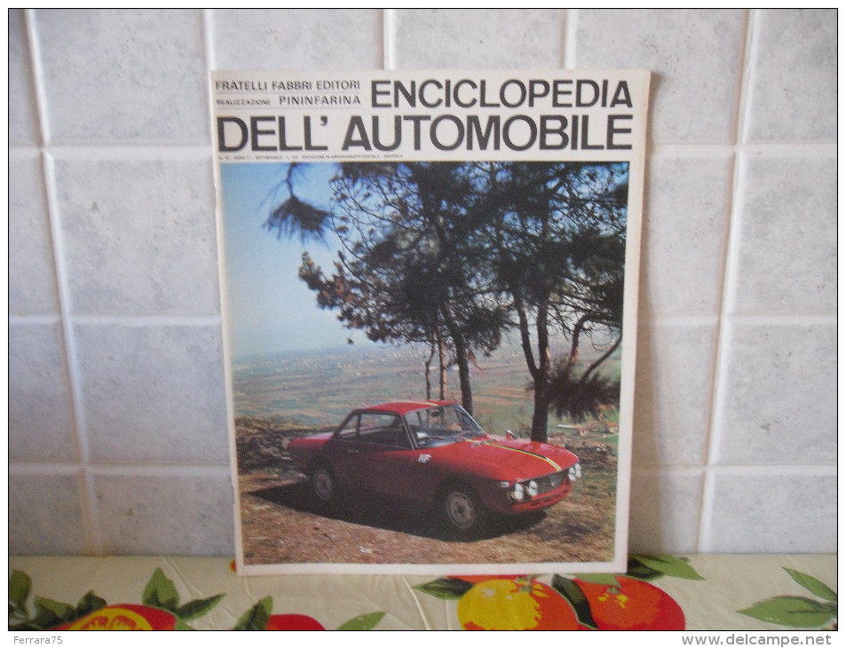 ENCICLOPEDIA DELL´AUTOMOBILE PININFARINA N.10 1967 - Motori
