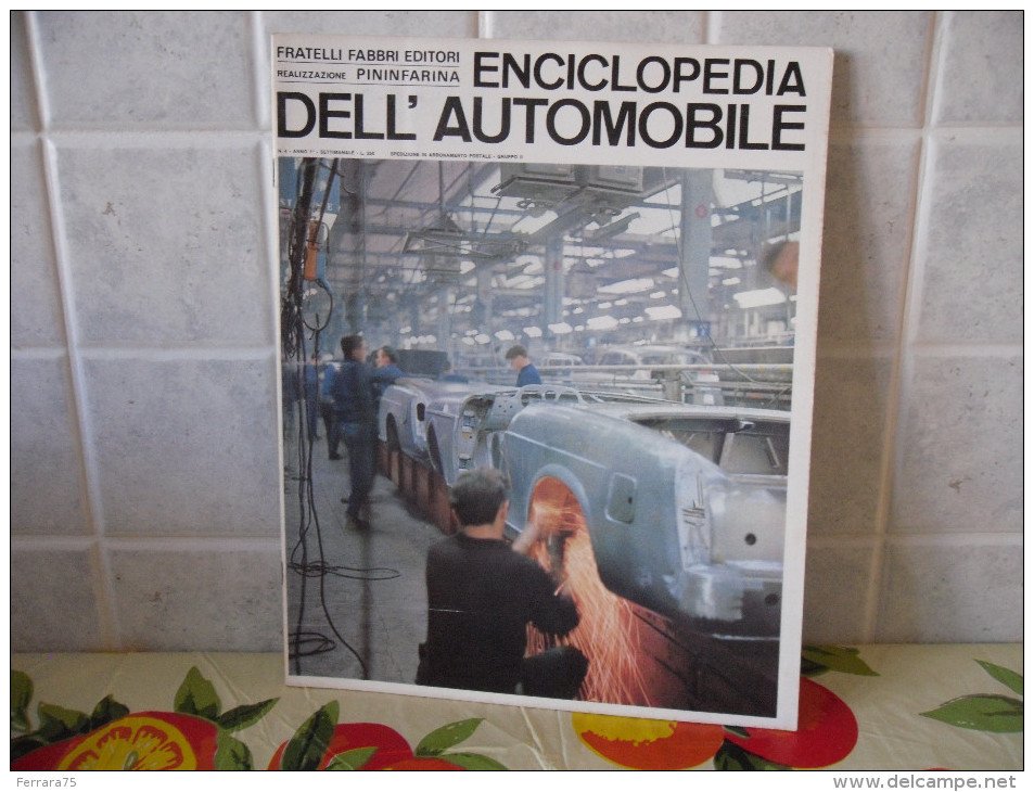 ENCICLOPEDIA DELL´AUTOMOBILE PININFARINA N.4 1967 - Motori