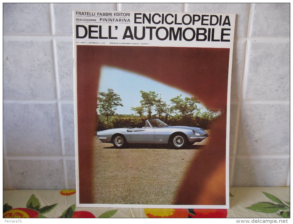 ENCICLOPEDIA DELL´AUTOMOBILE PININFARINA N.3 1967 - Engines