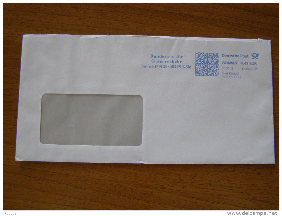 Germany Deutschland  Meter Franking - Lettres & Documents