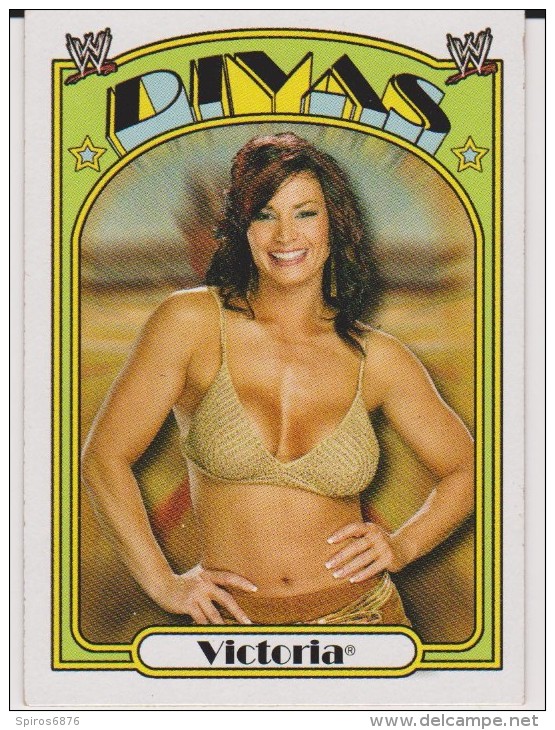 WWE 2006 Topps Card VICTORIA Wrestling Heritage Divas - Trading Cards