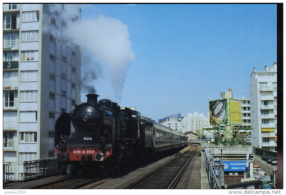 LOCOMOTIVE PARIS LA PETITE CEINTURE 230 G - Trains