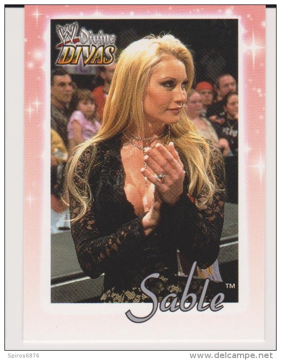 WWE 2003 Fleer Card SABLE Wrestling Divine Divas - Trading-Karten