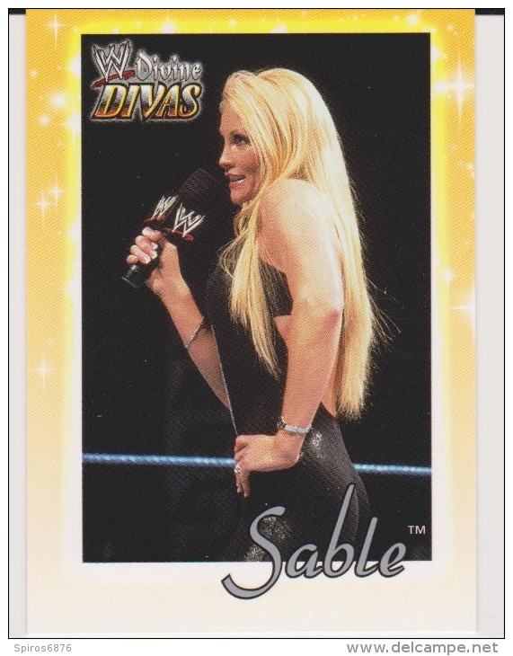 WWE 2003 Fleer Card SABLE Wrestling Divine Divas - Trading Cards