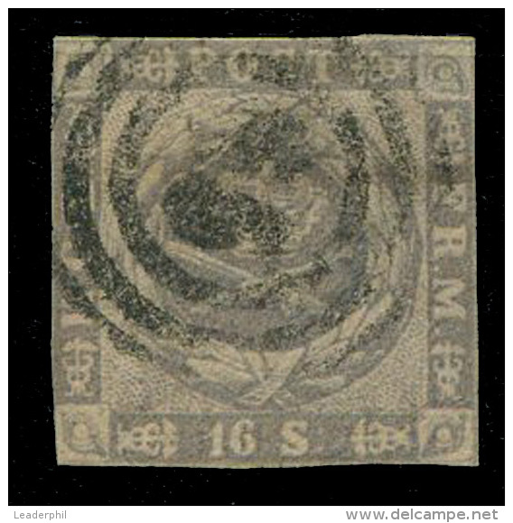 DENMARK Yvert # 6 - Sc # 6, 45 CANCEL - Used Stamps