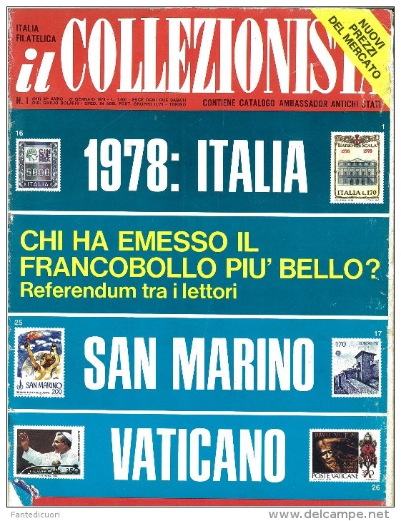 Rivista Il Collezionista - Bolaffi Editore Numero 1 Del 1979 - Italien (àpd. 1941)