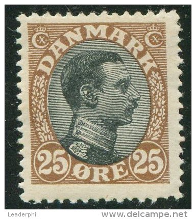 DENMARK Yvert # 107 Mint Hinged VF - Unused Stamps