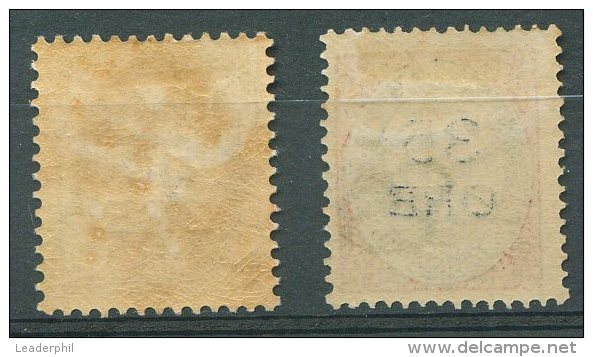 DENMARK Yvert # 62/3 MH VF - Unused Stamps